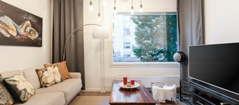 Pyynikki 1bd with own sauna, unique nordic design