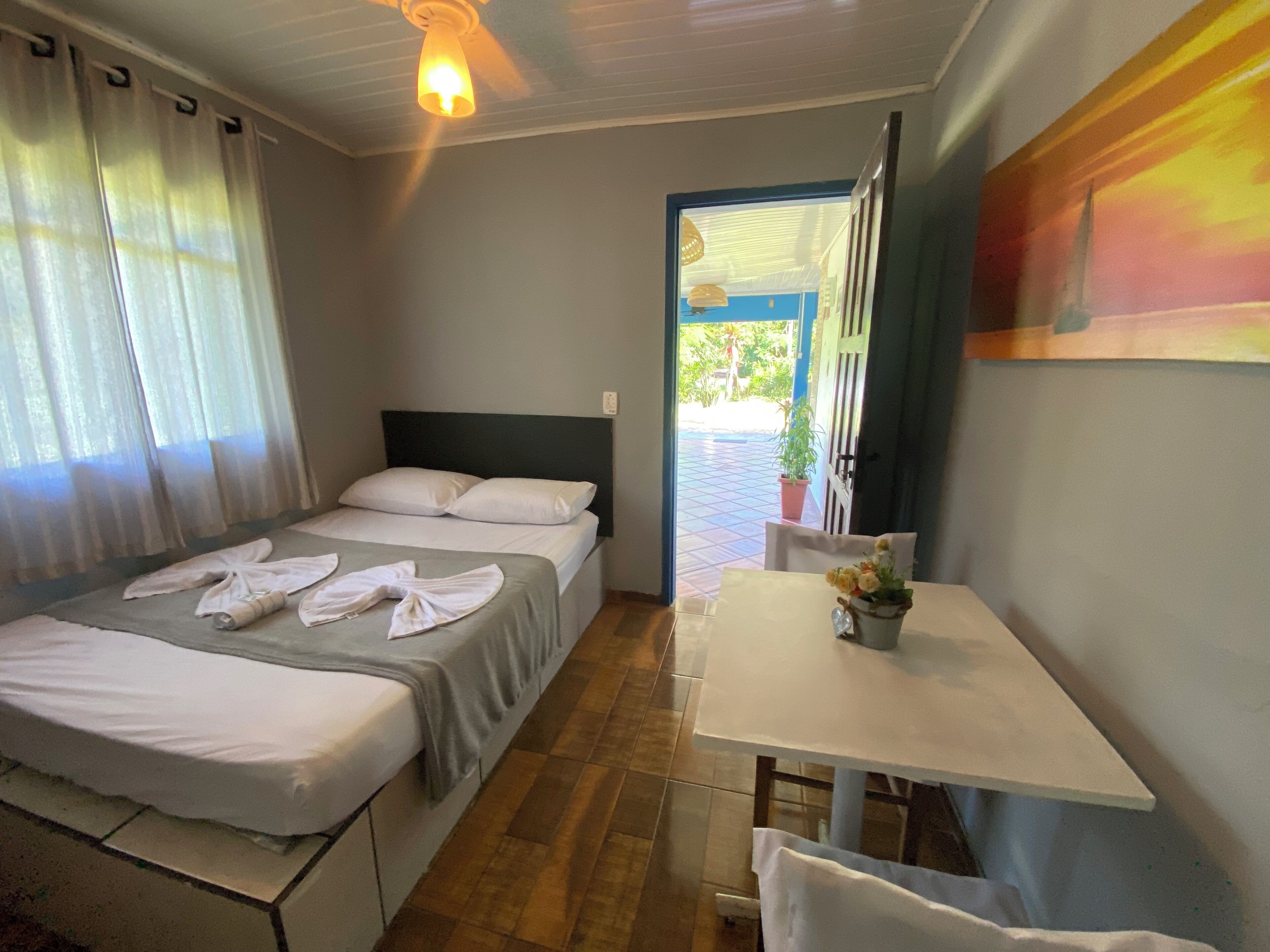 Habitación económica doble, vistas al jardín