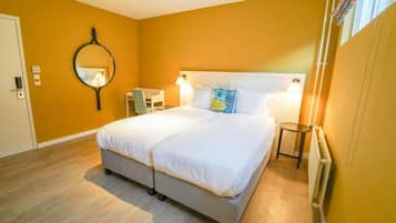 1 slaapkamer, een strijkplank/strijkijzer, gratis wifi, beddengoed