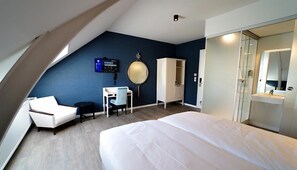 1 Schlafzimmer, BĂŒgeleisen/BĂŒgelbrett, kostenloses WLAN, BettwĂ€sche