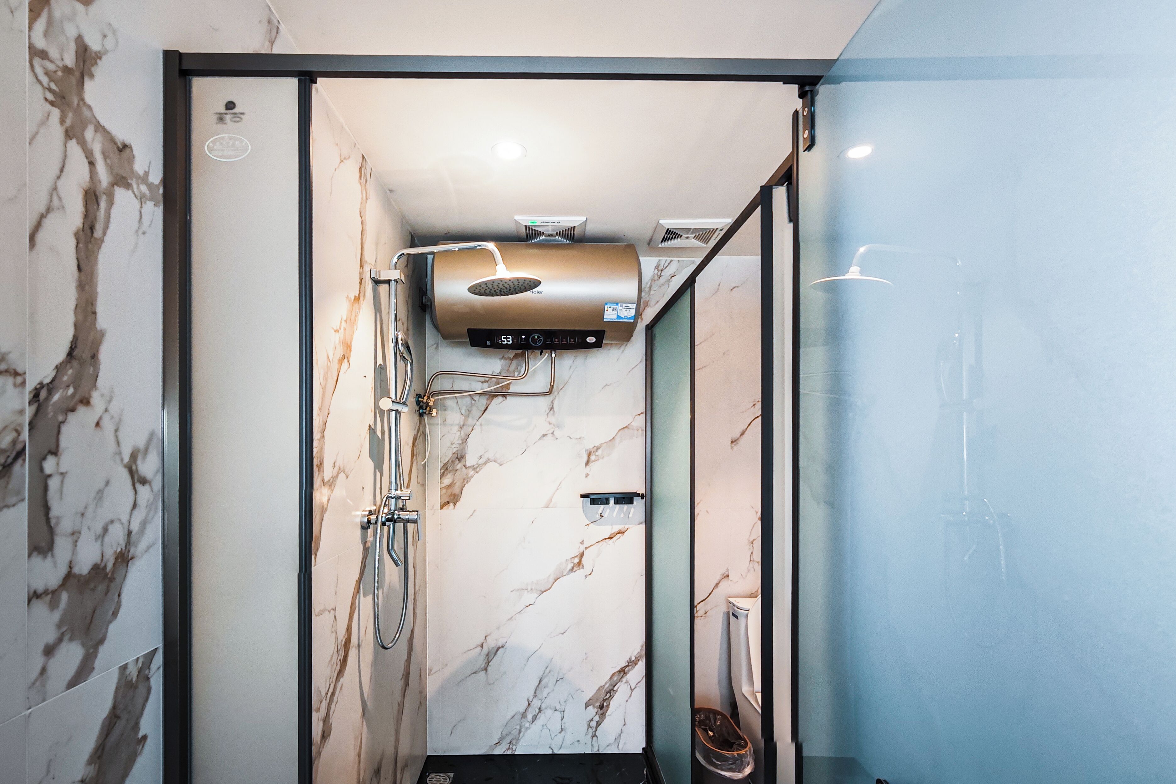 Basic Double Room, City View | Bathroom