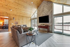 House (5 Bedrooms) | Front of property - Sauna & Game Room! Tranquil Retreat on Grace Lake (Watersmeet)