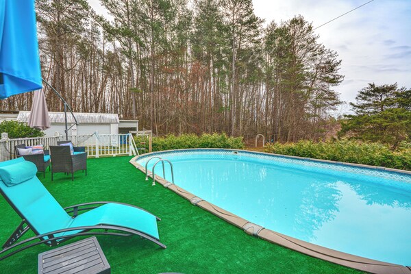 Hot Tub, Home Gym, Decks! Retreat 9 Mi To Mt Airy - Mount Airy, NC