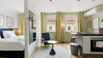 Deluxe-Studio | Individuell dekoriert, individuell eingerichtet, schallisolierte Zimmer