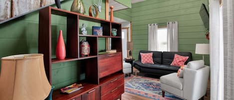 Mökki, 1 makuuhuone | Oleskelualue