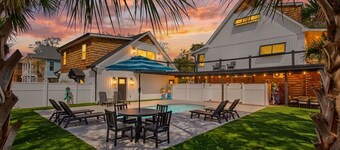 Harbor Lights Resort | Private Waterfront Escape w/ Heated Pool, Dock & Sauna | Golf Cart to Beach!