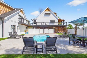 A heated pool - Harbor Lights Resort | Private Waterfront Escape w/ Heated Pool, Dock & Sauna | Golf Cart to Beach! (Oak Island)