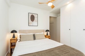 Room - An architect-designed two-bedroom in Tetuán, finished in soft beige and earth tones, with an open-plan living space on tree-lined streets beside the Bernabéu and the best shopping of Nuevos Ministerios. (MADRID)