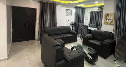 2-bed apt in charming Lagos with AC WiFi, located at baruwa ipaja