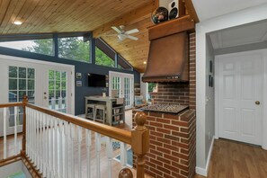 Interior - Lake area Chalet w/ Deck, Firepit & Beach Access (Barnstead)