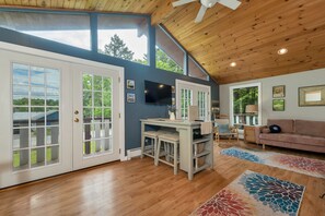 Interior - Lake area Chalet w/ Deck, Firepit & Beach Access (Barnstead)