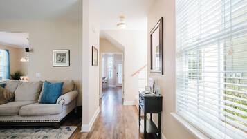 House, Multiple Beds, Patio, Garden View (Tide and Time Again) | Living area