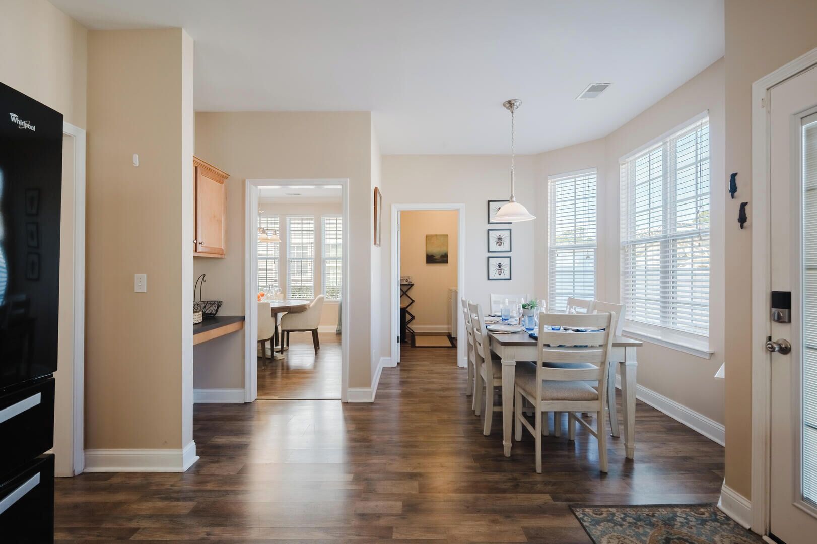 Ferienhaus, Mehrere Betten, Terrasse, Gartenblick (Tide and Time Again) | Speisen