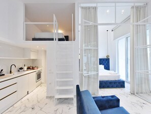 Iron/ironing board, WiFi, bed sheets - 4 Elemental Living Suites - Fire (Nea Moudania)
