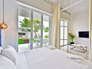 Iron/ironing board, WiFi, bed sheets - 4 Elemental Living Suites - Fire (Nea Moudania)