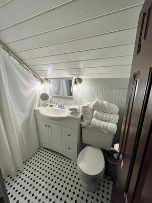 Shower, hair dryer, towels, soap - Stay in a beautiful farmhouse on a Apple Orchard (Williamsburg)
