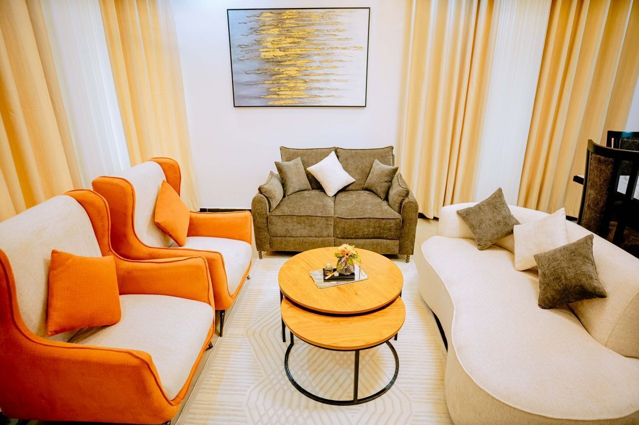 Classic-Apartment, Balkon, Stadtblick | Wohnbereich