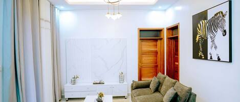 經典公寓, 露台, 城市景 | 客廳