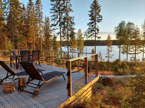 Holiday home with outdoor Jacuzzi and Sauna