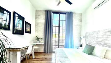 1 chambre, bureau, fer et planche à repasser, Wi-Fi gratuit