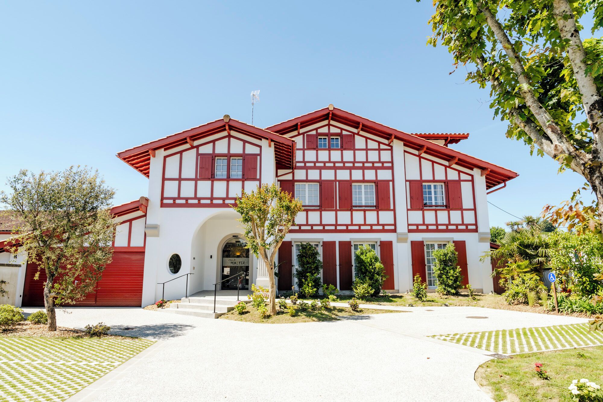 Fassade der Unterkunft