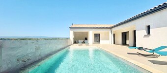 Villa with private pool, not overlooked, near Carcassonne - 4 bedrooms