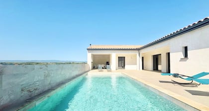 Villa with private pool, not overlooked, near Carcassonne - 4 bedrooms