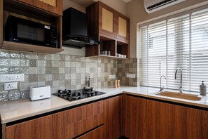 Apartamento, 3 habitaciones, balcón | Cocina privada