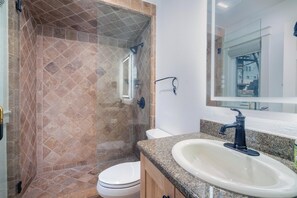 Hair dryer, towels