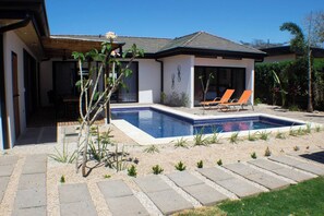 Bungalow, 3 Bedrooms, Accessible, Smoking | Terrace/patio - Golden Shore Villa in Tamarindo (Tamarindo)