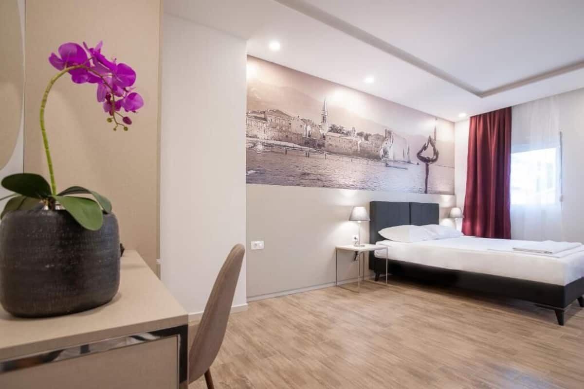 Kamar Double Deluks, balkon, pemandangan kota