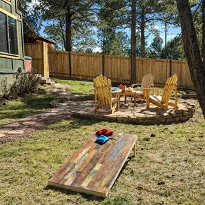 Terrace/patio - Casa La Luz  An Elegant Mountain Retreat (Ruidoso)