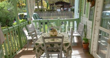 Le Gaoucher 2* Mobilhome near the forest and lake Leon