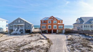 Exterior - 🪸Beachfront 4BR Home | Community Pool | Gulf Views | Coral Reef East🪸 (Gulf Shores)