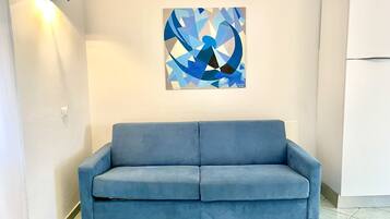 Comfort Apartment, 1 Bedroom, Sea View | Living area