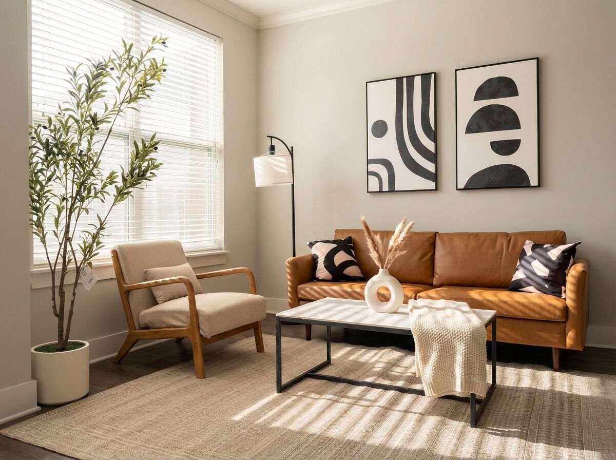 디럭스 아파트 | 거실 공간