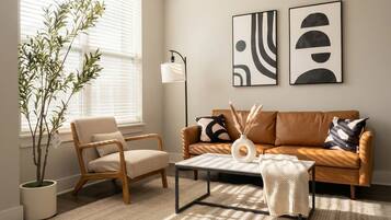 Leilighet – deluxe | Oppholdsområde