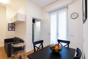 Comfort Apartment, Balcony | Living area | 32-inch Smart TV with digital channels - notaMI - Civitali Suite - San Siro (Milan)