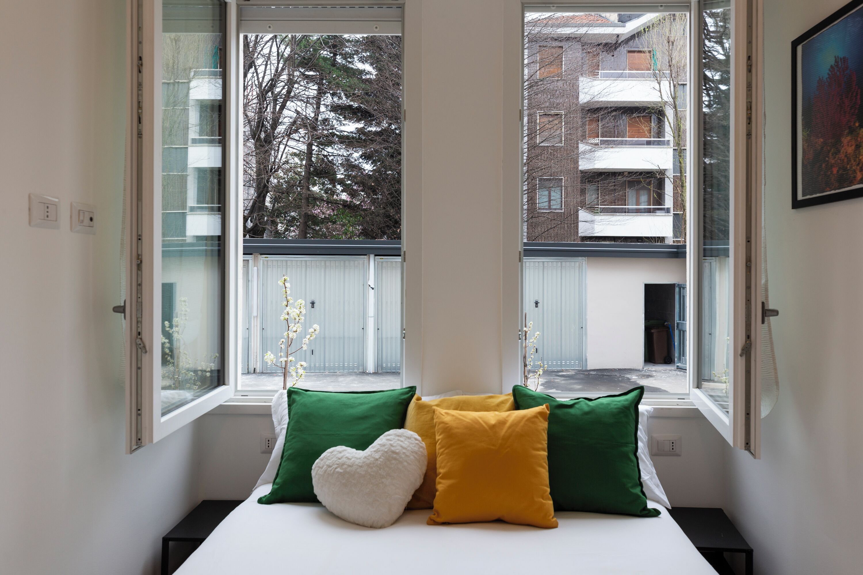 Apartemen Comfort, balkon