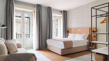 Studio, 1 queensize bed met slaapbank