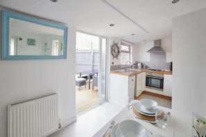 Fridge, microwave, oven, stovetop - Host & Stay | Aurora Shore (Humberston Fitties)