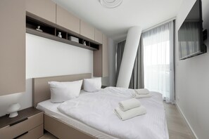 2 bedrooms, iron/ironing board, free WiFi, bed sheets - Breeze & Pine - Wave Resort & Spa (Międzyzdroje)