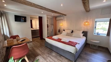 Kahden hengen deluxe-huone, pohjakerroksessa | Oleskelualue