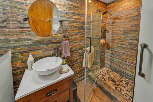 Rustic Retreat w/ Deck! Dog Friendly| 2BR+Office