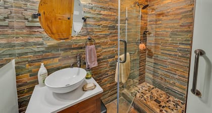 Rustic Retreat w/ Deck! Dog Friendly| 2BR+Office