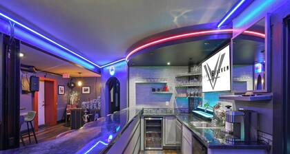 Event Lounge with Pool Table and Arcade
