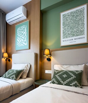 2 habitaciones, tabla de planchar con plancha, wifi y ropa de cama 