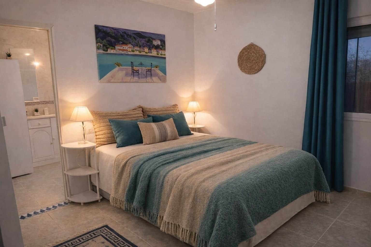 2 dormitorios, escritorio, tabla de planchar con plancha y wifi gratis
