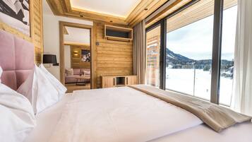 Deluxe-Apartment, Balkon, Seeblick