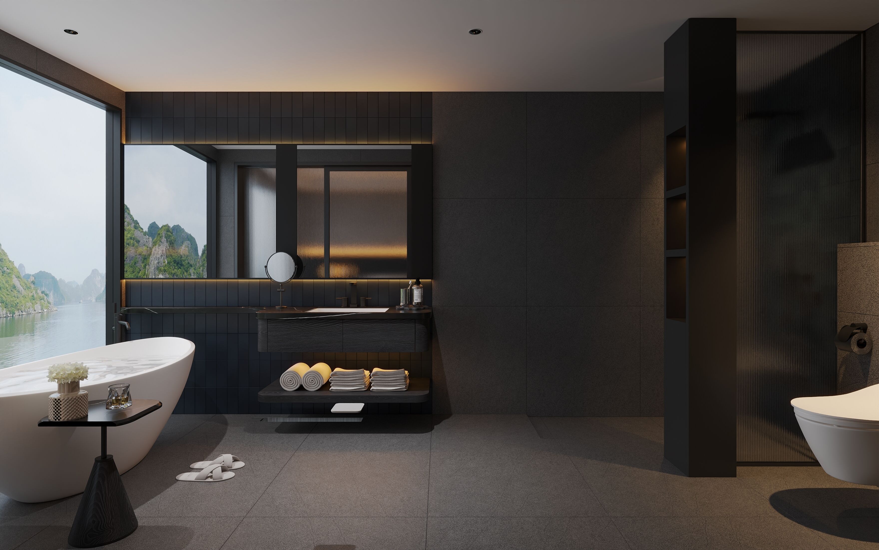 Junior Suite with Ocean View | Bathroom